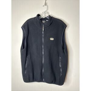 REI Men's Vest Fleece Full-Zip Black Mens XL Outdoors Hiking Vest